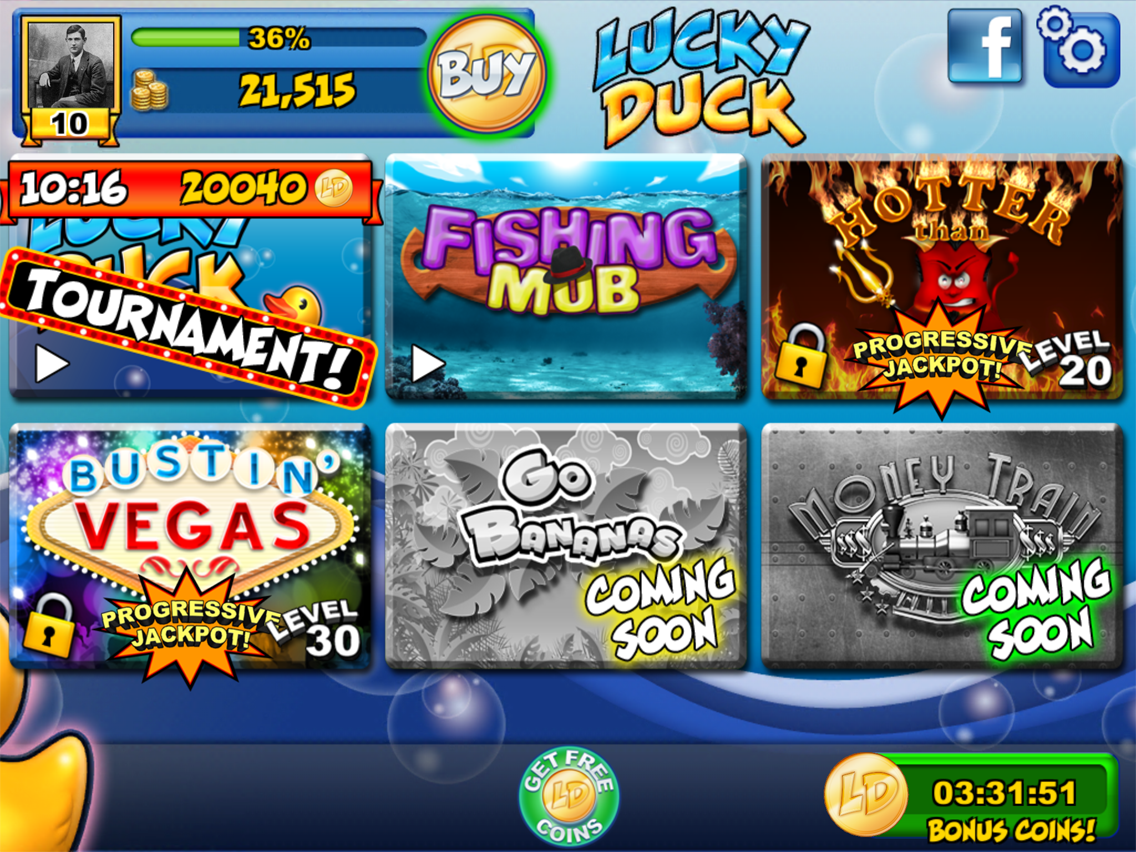 Free lucky duck slot machines